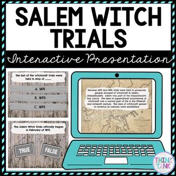 Historic salem witch trials interactive